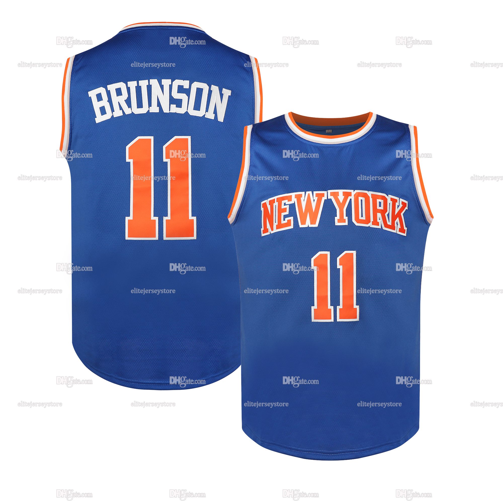 Personalized Custom Basketball Jersey Jalen Brunson Anunoby Ewing Towns Payne Hart Achiuwa Women Youth Embroidered Letter Number Design Polyester