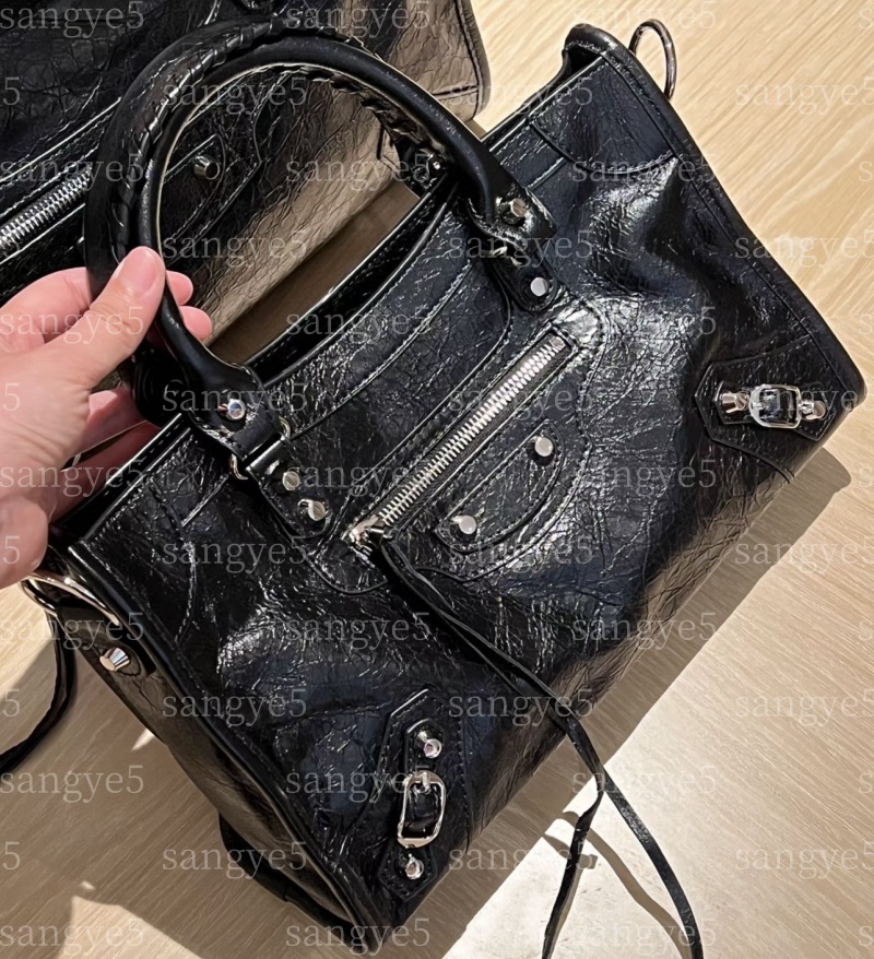 Designer luxury lady Le City Storico Motorcycle shoulder Bags Genuine leather crossbody purse fashion cool girl bags