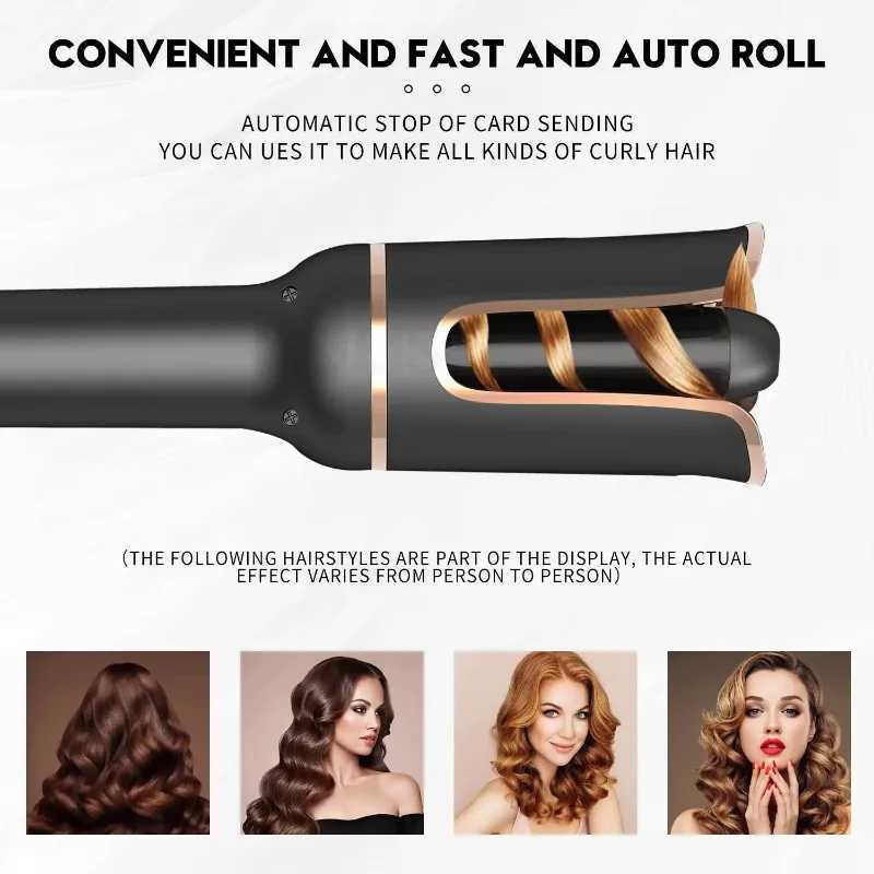 Automatically Hair Curler Automatic Looper Wave Roll Ferro Wavy Crimping Curl Tool Ringlet Loop Roller Electric Curly Waver IronXJ241211