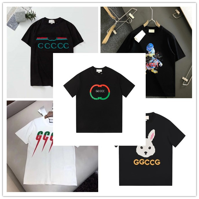 Designer Mens T Shirt Man Womens tshirts With Letters Print Short Sleeves Summer Shirts Men Loose Tees clothes Asian size S-5XL