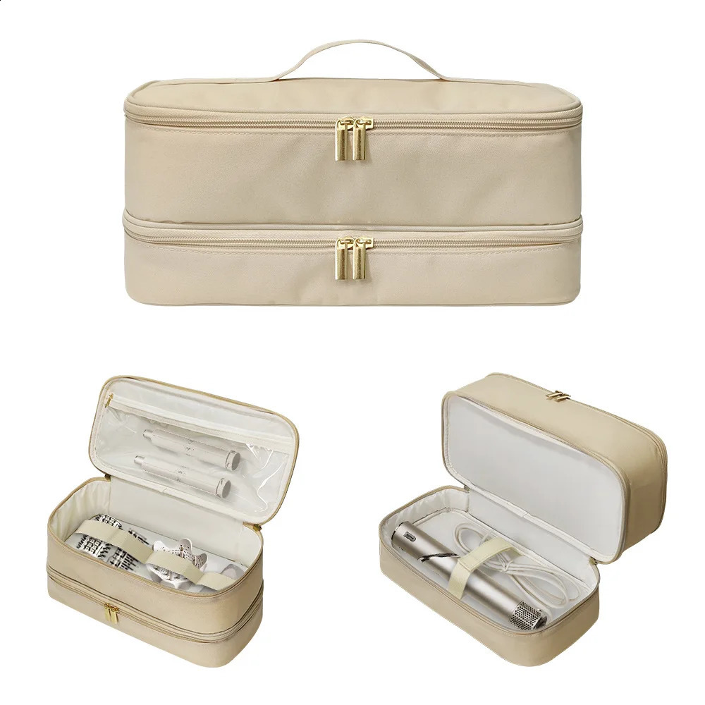 Hair Tools Travel Bag for Shark Flexstyle Carrying Case 2-Layer Storage Bag for Flat Curling Iron Dryer Styler Organizer 241210