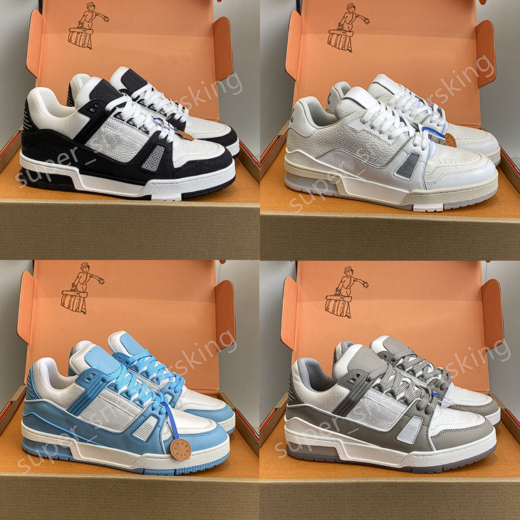 Designer Sneakers Classic Men Trainer Women Platform Sneaker Leather Mesh Loafers Vintage Sneaker With Box size 38-46