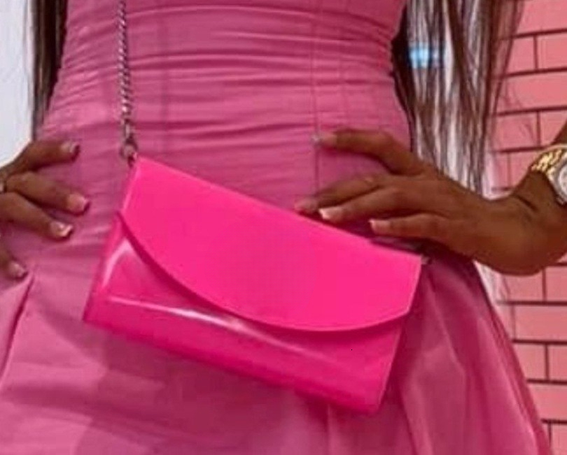 High-End Light Small Square Brand Design New Fashion Handbag Party Sexy High Heels Women Patent Leather Bag Cartoon Polyester BagVoyage