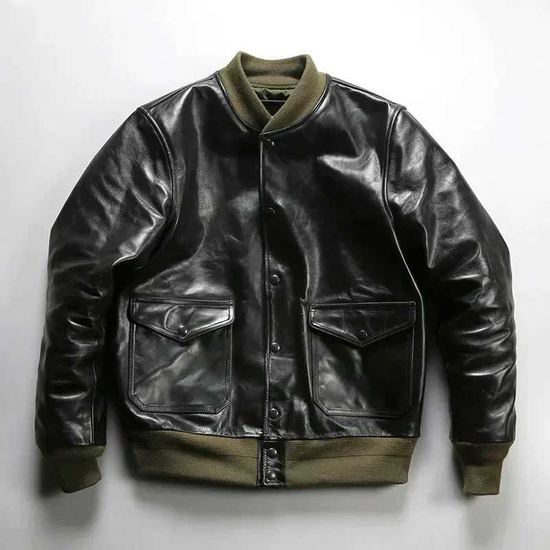 5XL American size super high-quality heavy-duty Japanese leather ultra-thin classic stable fashion rider jacket W241211