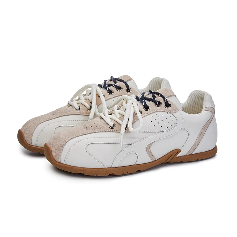 AIYUQI Women German Training Shoes Flat Lace-up Sneakers Women Fashion Anti-slip Running Casual Shoes for Women