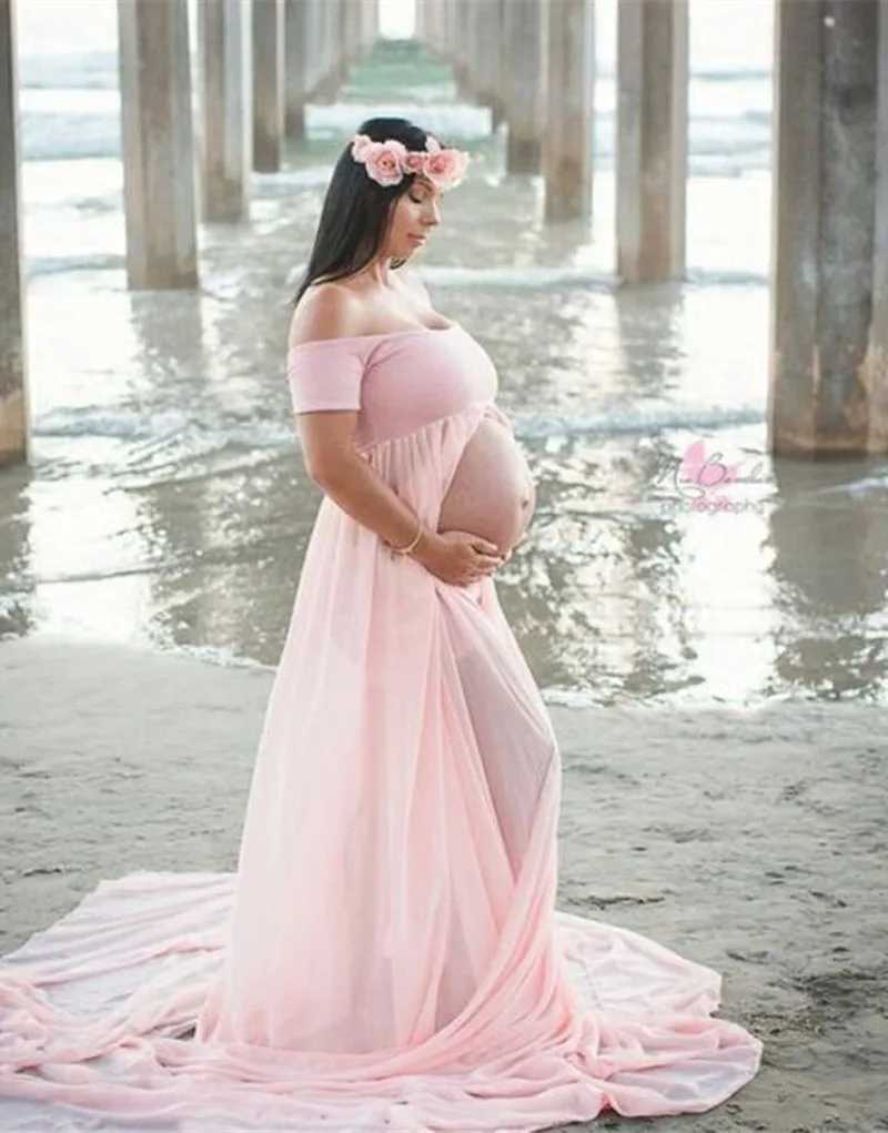 Maternity Dresses Pregnancy Dress Photography Props for Photo Shot Maxi Vestido W241211 H250211 H250212HPKP