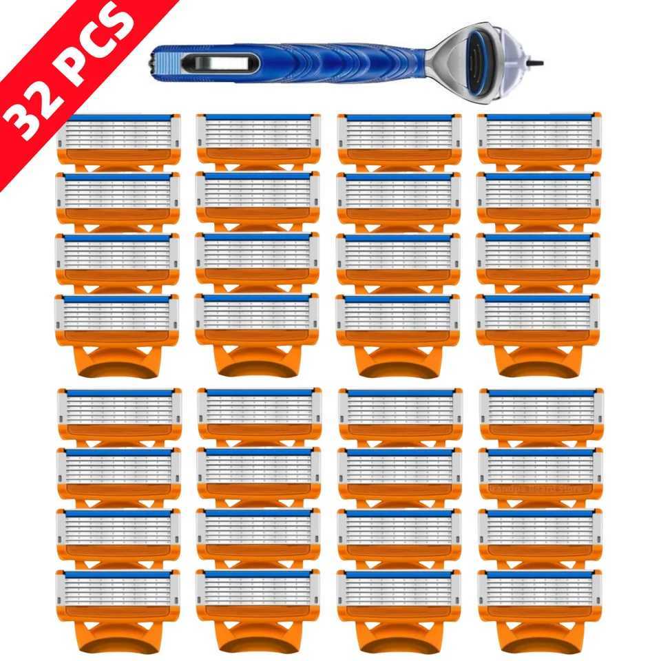 Mens facial razors safety removal manual razors razor blade replacement razor blade boxW241211