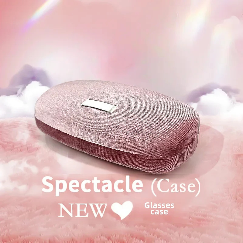 portable pink glasses case storage bag lightweight travel glasses case used for organizers of prescription myopia glasses 241211