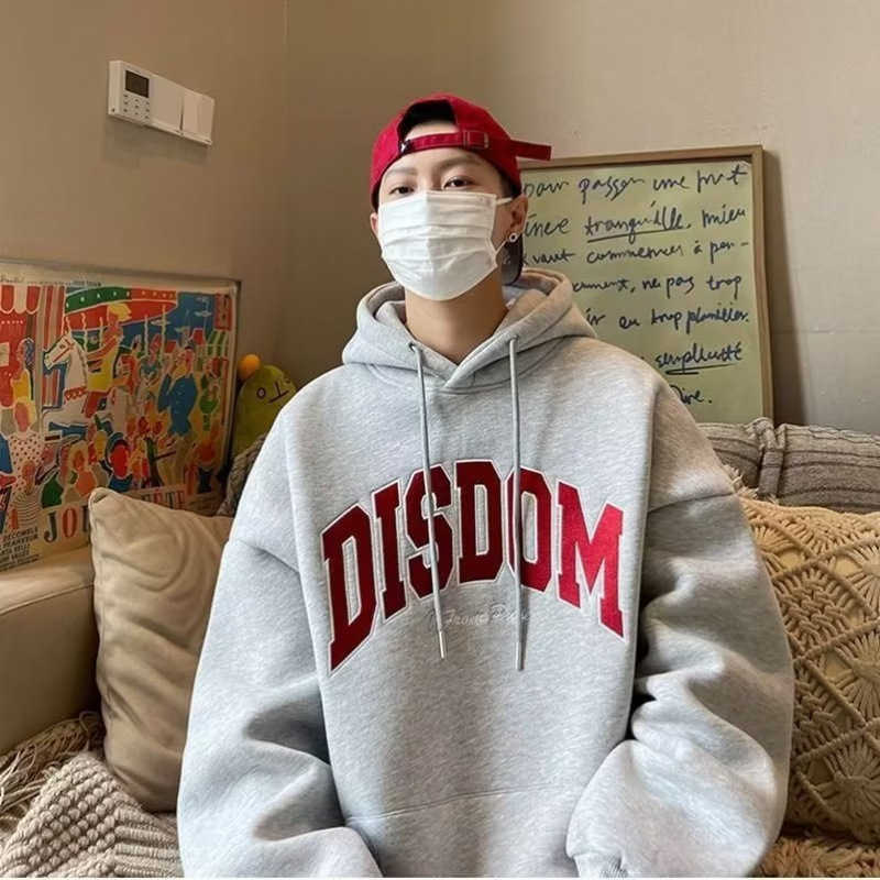 Men's Hoodies Sweatshirts Hoodie Pullover Sweatshirt Streetwear New Harajuku Hip Hop Men Women Vintage Letter Graphic Oversized Hoodie Coat