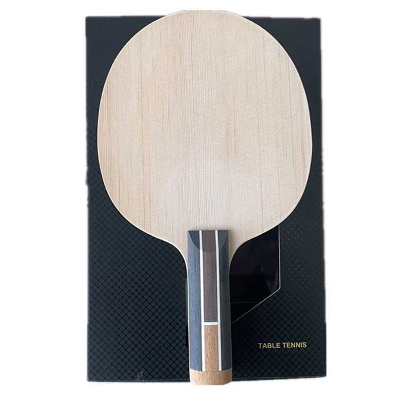 Stuor sports label tennis racket black hard Caen fiber built-in professional table tennis mat 5+2 label tennis blade W241210