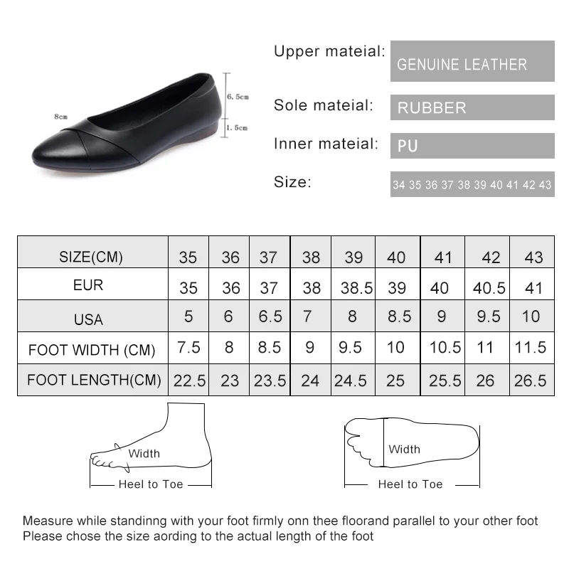 AIYUQI Women Loafer Casual Spring Genuine Leather Casual Mother Shoes Comfortable Non-slip Large Size Ladies Flat Shoes