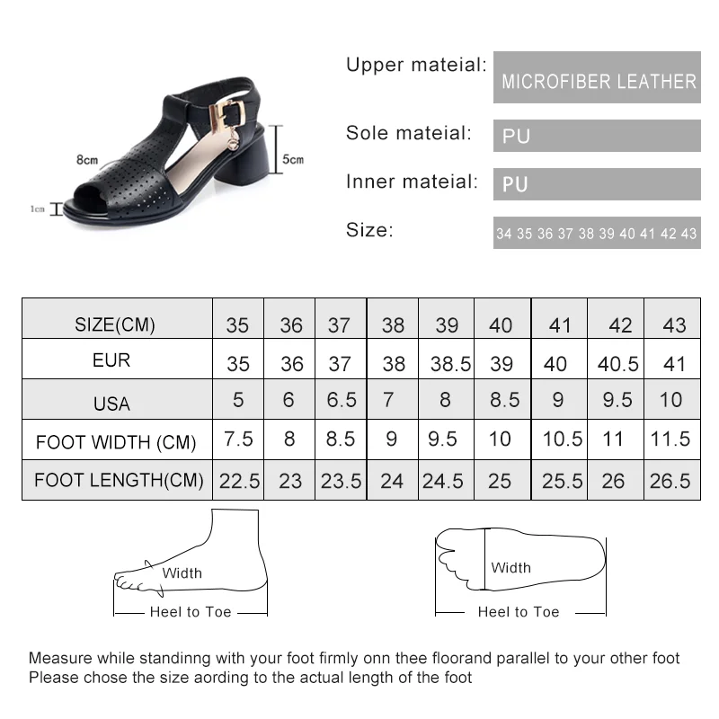 AIYUQI Women Gladiator Sandals Summer Women's Sandals Mid-heel Large Size Fashion Women's Sandals