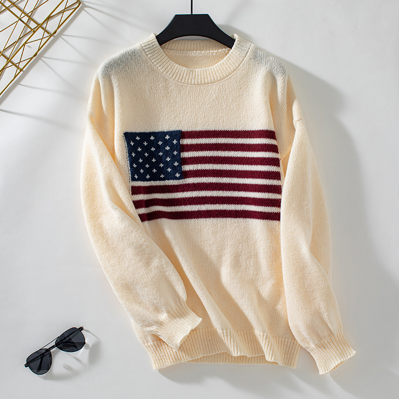 Women's Sweaters Women's Knitwear Casual Loose Crew Neck Pullover Sweater For Women