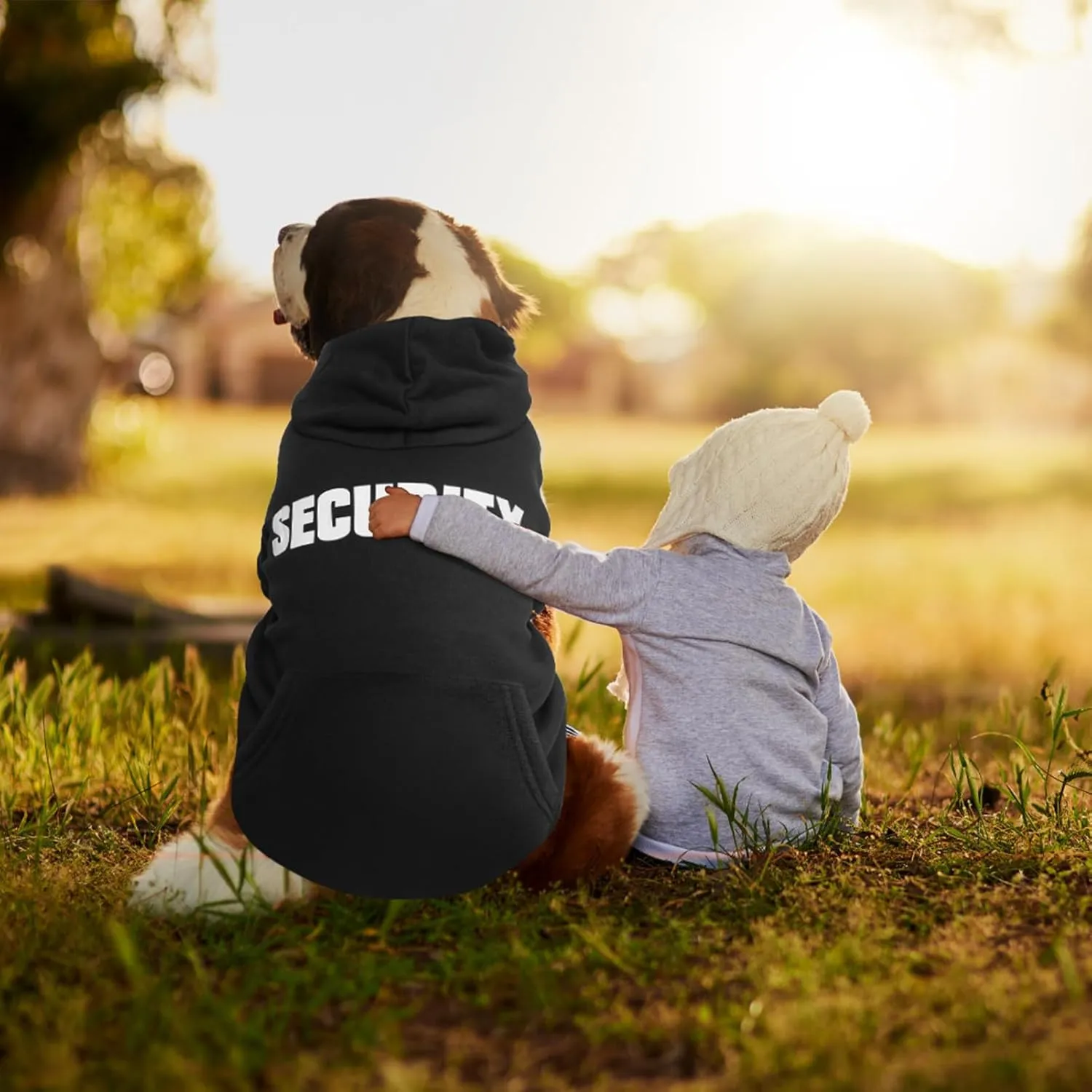 Dog Hoodies Fall Soft and Warm Dog Sweatshirt with Leash Hole, Christmas Dog Costume Winter Autumn Fleece Pet Clothes with Print HF56