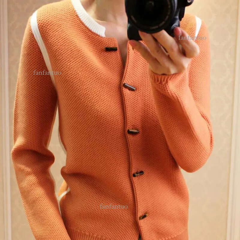 spring autumn new round pure cashmere cardigan women short paragraph color fashion knit sweater female small coat LJ201114