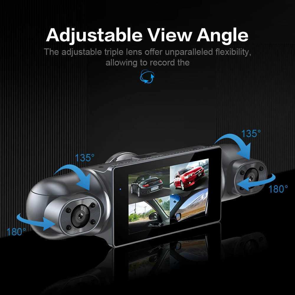 car dvr 4*1080P Car DVR 4 Camera Video Recorder WIFI GPS 360 Dash Cam Front left right Rear View camera 24H Hardware Kit Car Assecories R250506