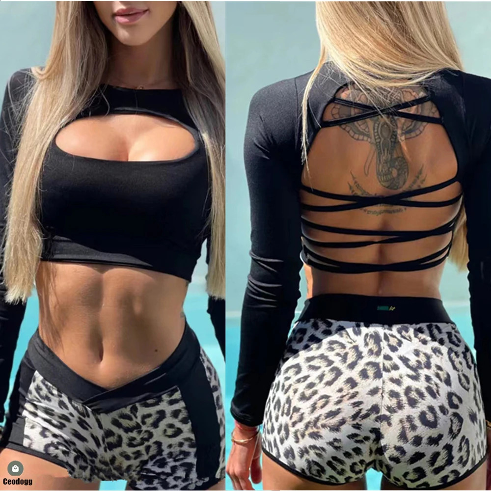 2024 Pad High Impact Nylon Womens Sports Gym Crop Top Womens Training Running Yoga Shirt Fitness Exercise Long Sleeve Tank 241210