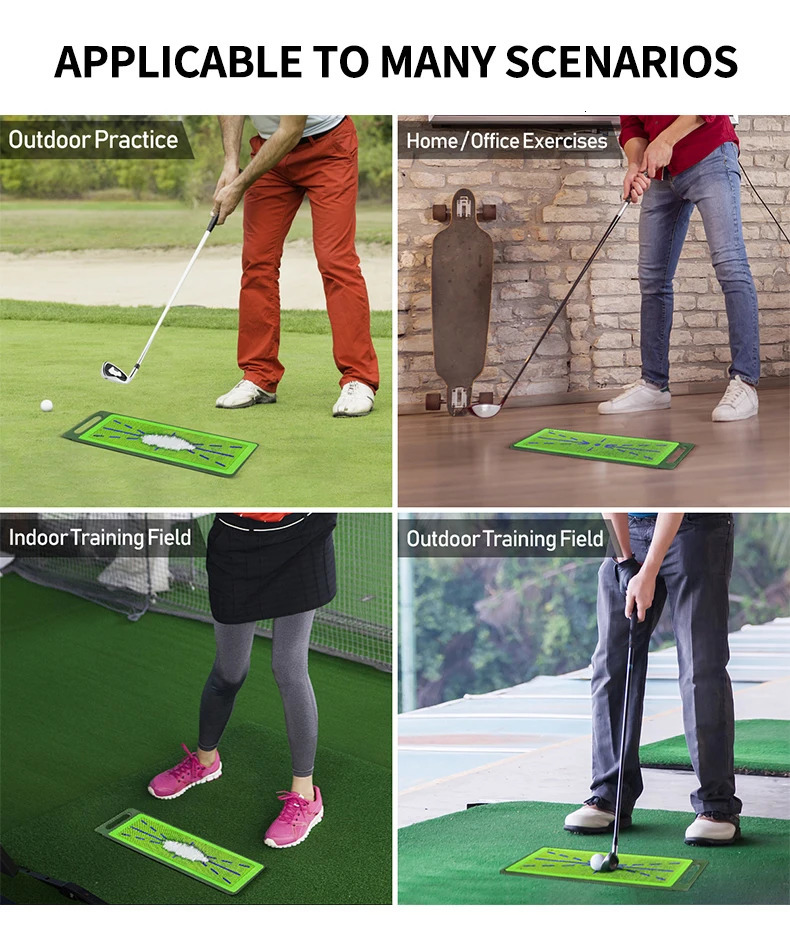 Golf Divot BoardLow Point and Swing Path TrainerGolf Swing Trace PadAnytime AnywhereSee Your Swing Path 1PC 241211