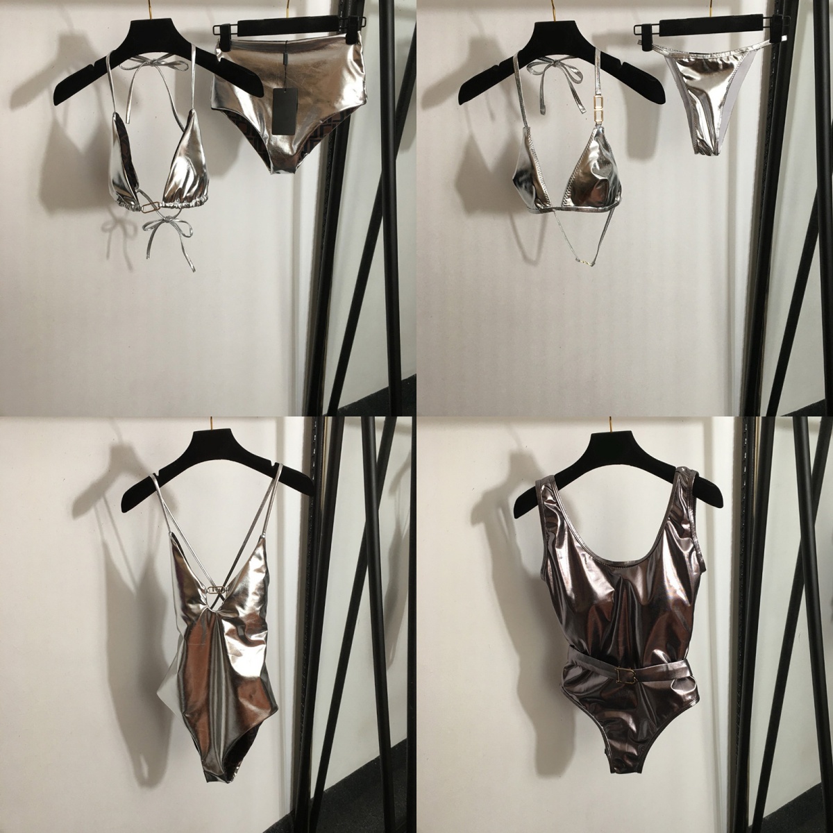 Women Silver Swimsu… - image