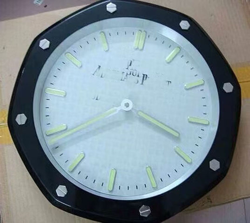 Silent Super Wall Clock Clocks Metal Modern Design Large Watch Home Stainless Steel Luminous The Date Will Work Dhl88 R896