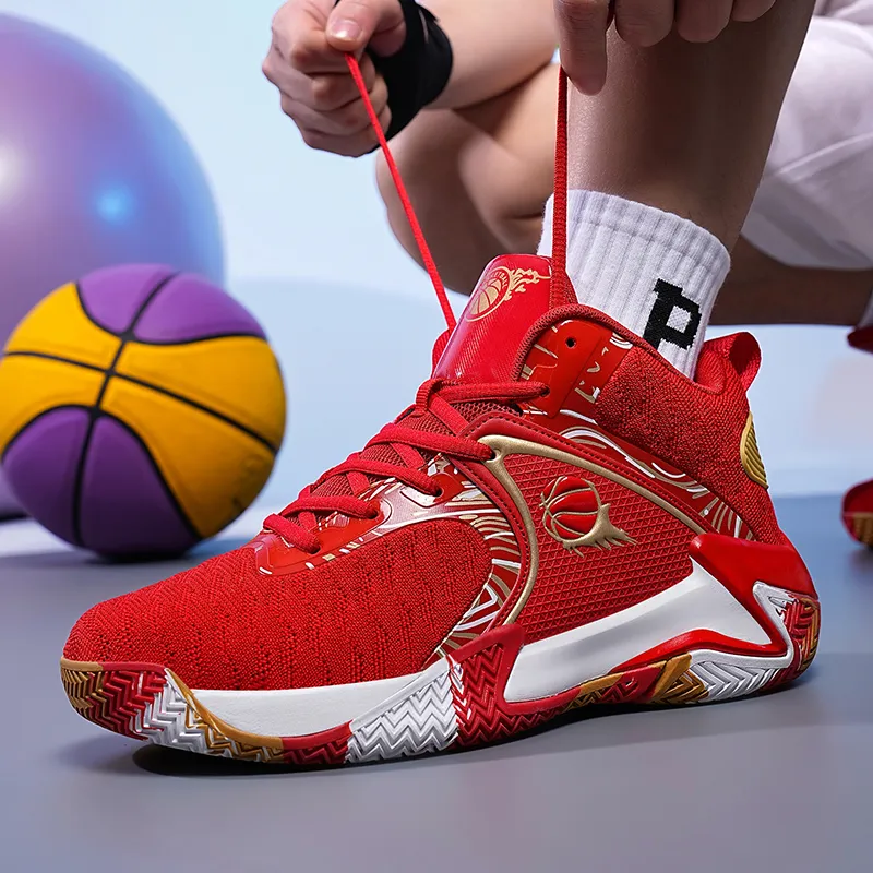 Big size Men Basketball Shoes Breathable Outdoor Sports Shoes Gym Training Basketball Sneakers Men Designer Sneaker Big Size 48 Z 12.11-4