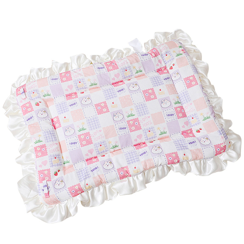 Update Autumn/Winter Four Seasons Universal Bixiong Nest - Cozy Pet Mat With Lace Pattern