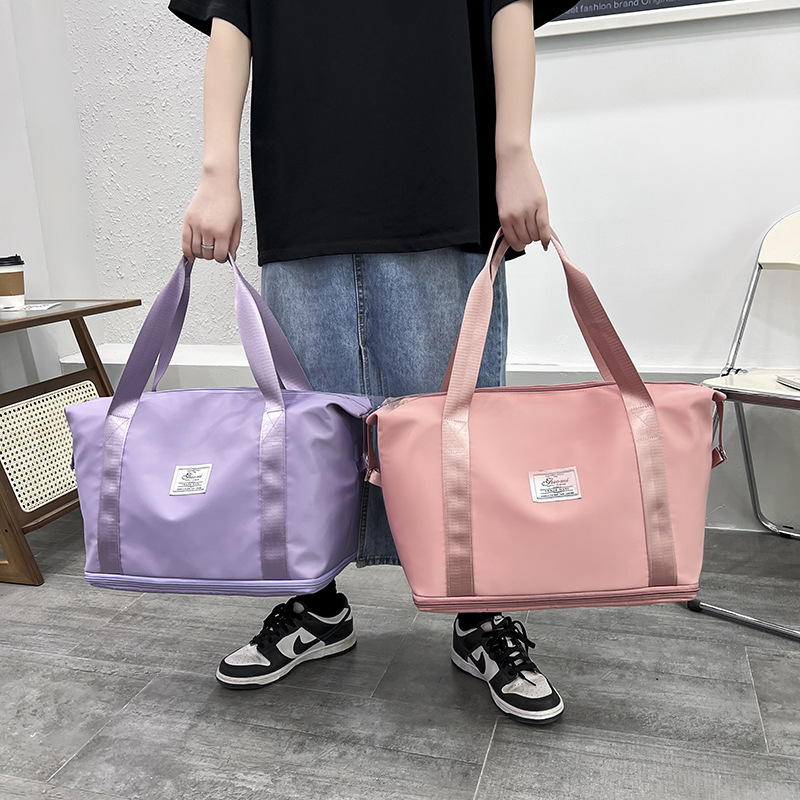 Duffel Bags Travel Bags Travel Handheld Large Capacity Bag Gym Bags Lightweight Business Trip Luggage Bags Sub Oxford Cloth Material Handbag Outdoor P