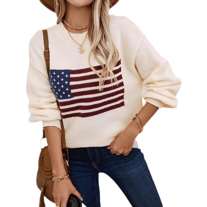 Women's Sweaters Women's Knitwear Casual Loose Crew Neck Pullover Sweater For Women