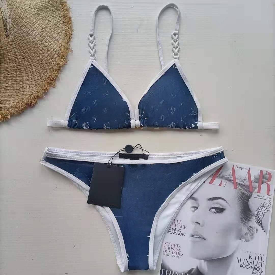 Designer Women Swimsuit Sexy Girls Bathing Suit Textile Summer Swimwear Beach Bikinis Set Letter Bodysuit Swim Clothing Swimming Bikini Bathers Suits 600 Series