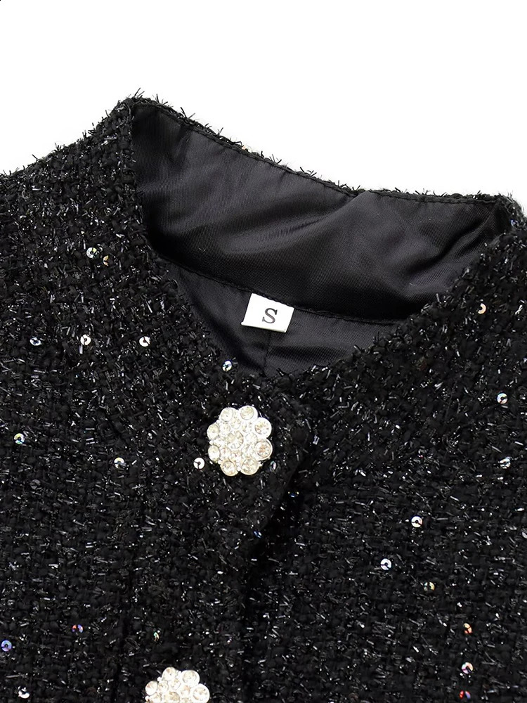 Autumn and winter arrivals high-end warm womens clothing elderly fashion sleeveless mini dress 241206