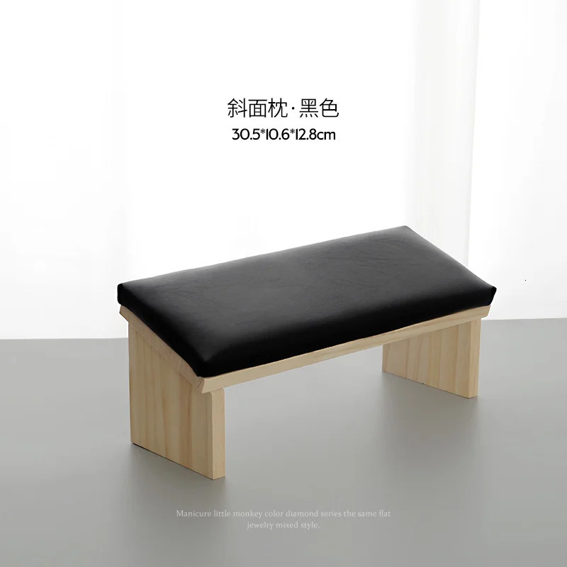 High quality pink wooden nail hand pillow tilted hand pillow cushion hand pillow support arm cushion art stand handmade production table 241209