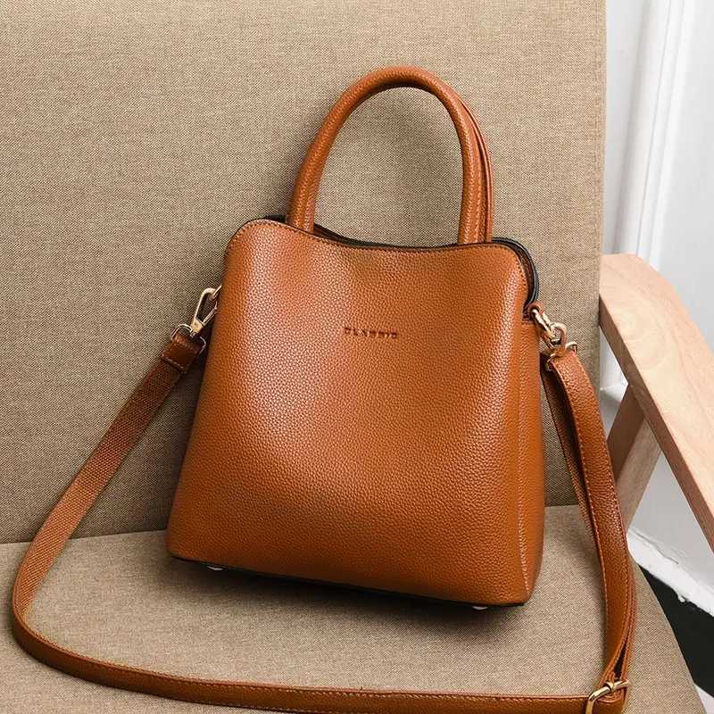 2024 New Advanced Feeling PU Womens Bags Trend Fashion Atmosphere Handbag Classic Versatile Single Shoulder Crossbody BagC241211
