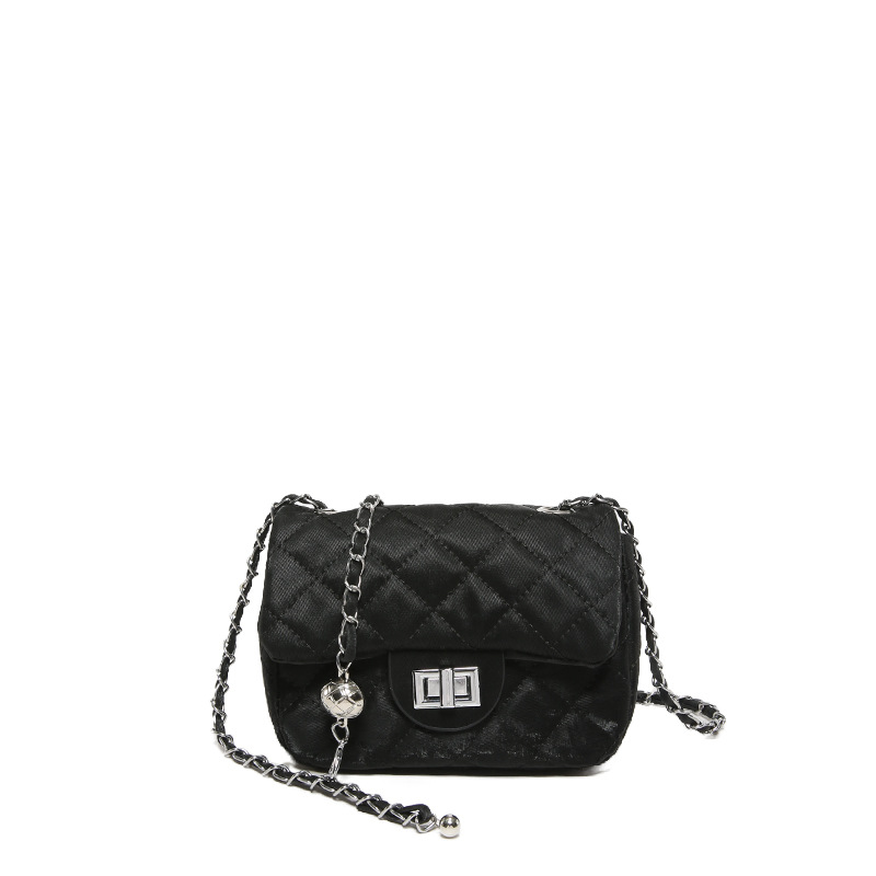 Fashion Bag Womens Designer Bags: Quilted Faux Leather Crossbody With Chain Strap - Elegant Square Design, Versatile Single Shoulder New Free Delivery