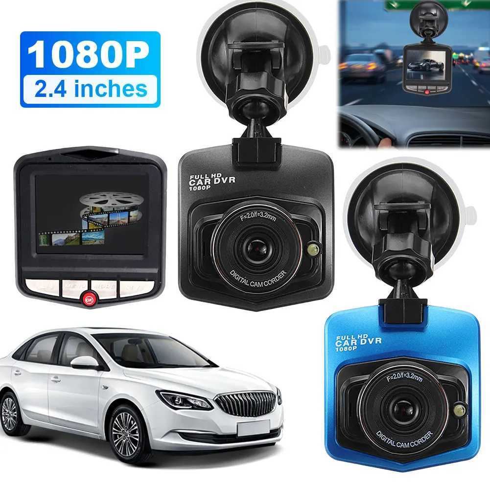 Car DVRs Dash Cam Suction Cup HD 1080P Car DVR Night Vision Car Camcorder 2.4 Inch LCD Screen Motion Detection G-Sensor Circle Recording H250206