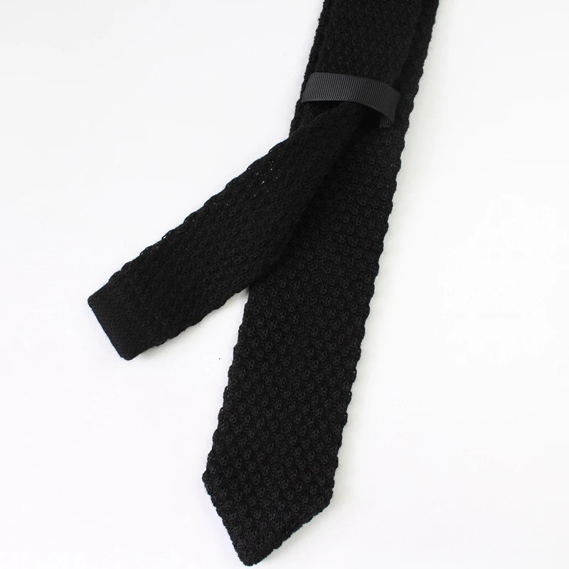 Fashion Solid Color Neckties For Men Women Casual Knitted Neck Ties 7cm Width Brown Orange Tie Daily Wear JK Accessories Cravat 241211
