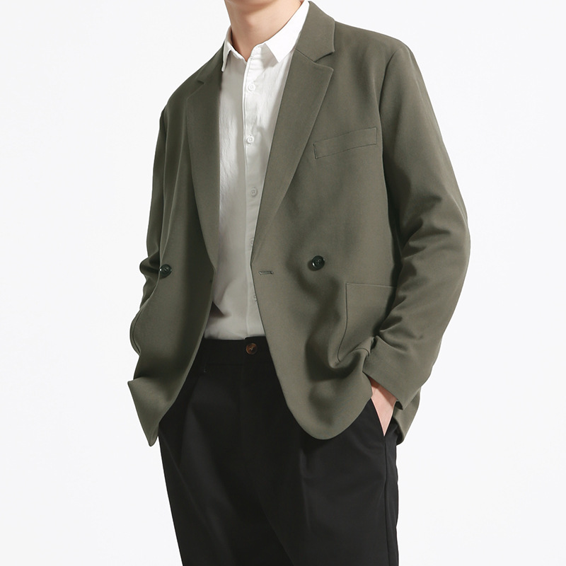 H307 Men's casual suit jackets Autumn new arrival drapey single suits