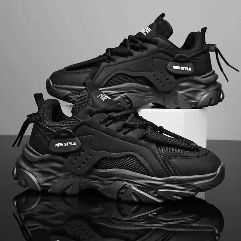 Men Casual Sneakers Summer Breathable Sport Shoes Outdoor Mesh Running Shoes student Thick bott Athletic Jogging Walking Shoes Z250326