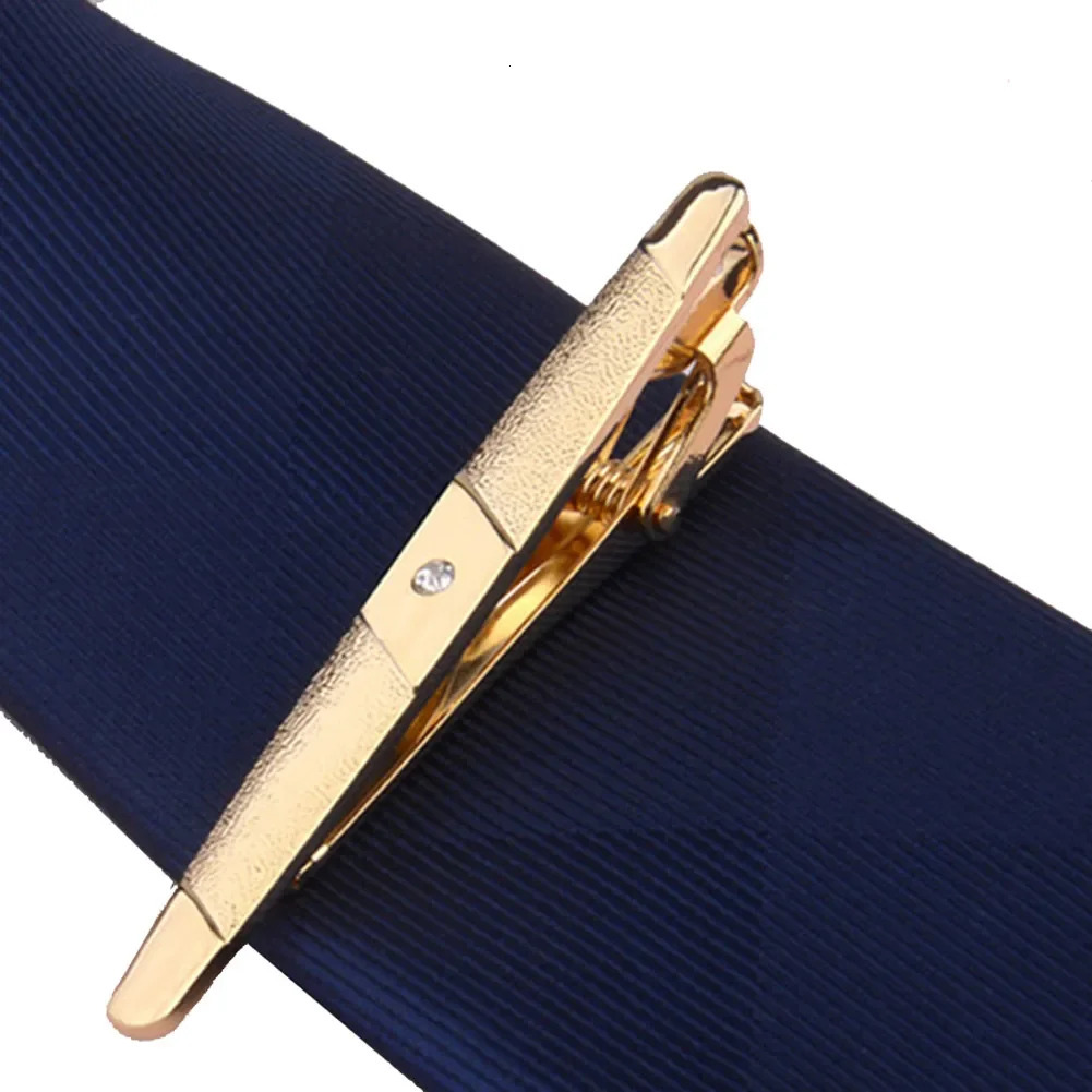 Fashion selling metal gold tie clip business formal wear groom wedding 241211
