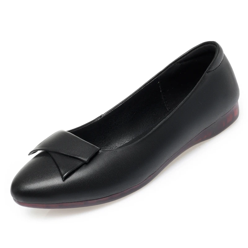 AIYUQI Women's Flat Shoes Spring Non Slip Mom Shoes Women Casual Flat Large Size Women's Shoes