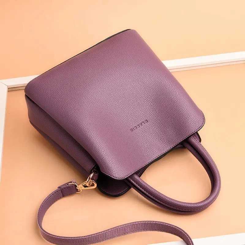 2024 New Advanced Feeling PU Womens Bags Trend Fashion Atmosphere Handbag Classic Versatile Single Shoulder Crossbody BagC241211