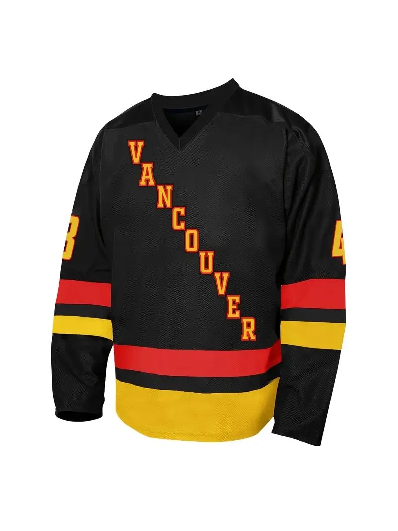 Hughes Custom Hockey Jersey Pettersson Suter DeBrusk Hoglander Boeser Myers Demko Soucy Hronek Ice Hockey Jerseys Any Name Number Mens Womens Youth