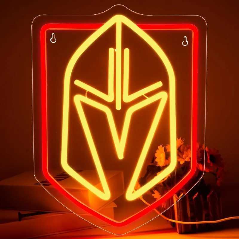 XM hockey neon lights are used for wall decoration hockey LED neon lights mens caves clubs bedrooms parties bars mens gifts boys fans X241210