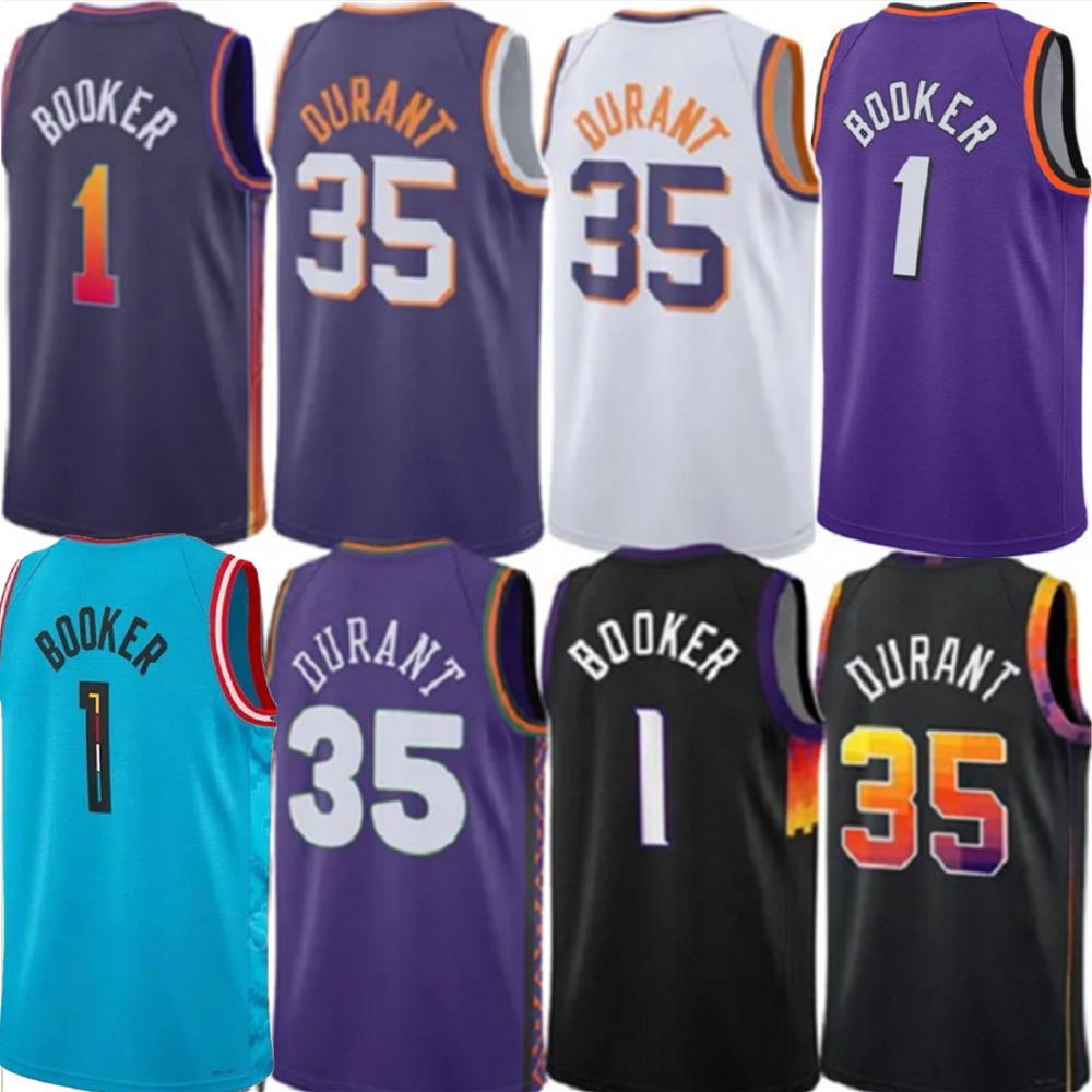 Custom Basketball Durant Booker Beal Nurkic Jones Dunn Lee Bol Allen Morris Plumlee Okogie sun jersey Neale jerseys