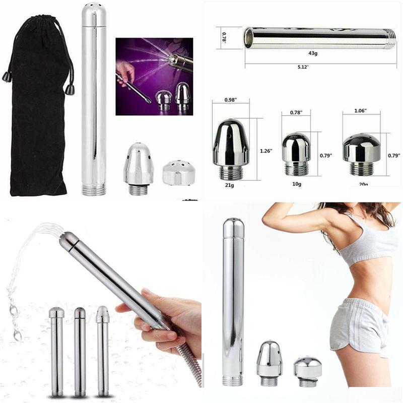Bathroom Shower Heads 3 Style Head Enema Water Nozzles Bidet Faucets Rushed Anal Douche Vaginal Colon Clean Sprayer Tool Butt Plugs T Otebk 666 666