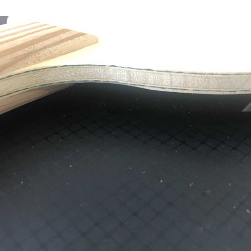 Stuor Blue caon Hinoki Tag Tennis Blade Hinoki Wooden Table Tennis Paddle with 7 Layers Fiber Optic caon for Quick Attack FL ST CS W241210