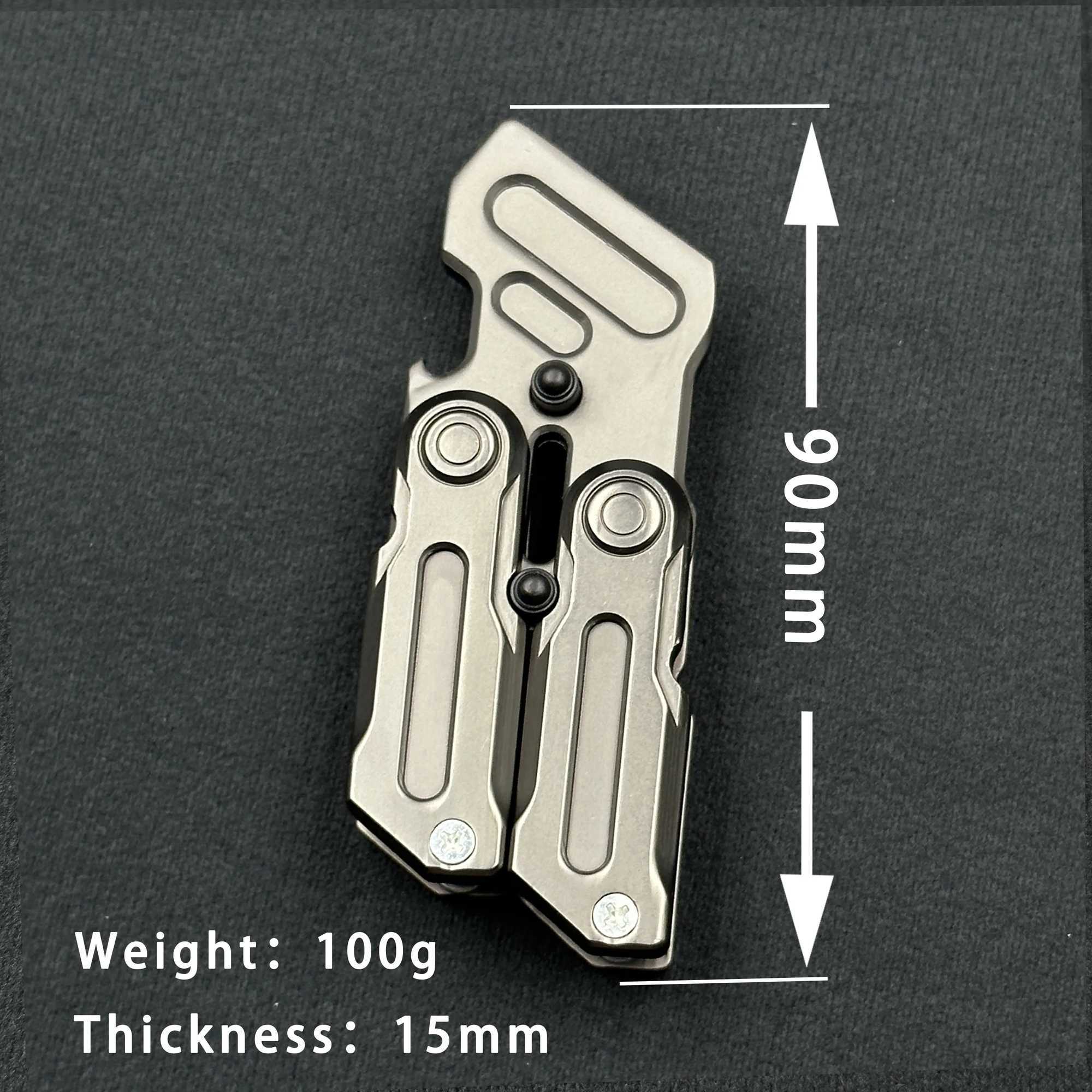 Spinning Top Fidget Slider Compact EDC Bottle Opening Multifunctional Fidget Slider Spinner Stress Relief Toy Gifts H241211
