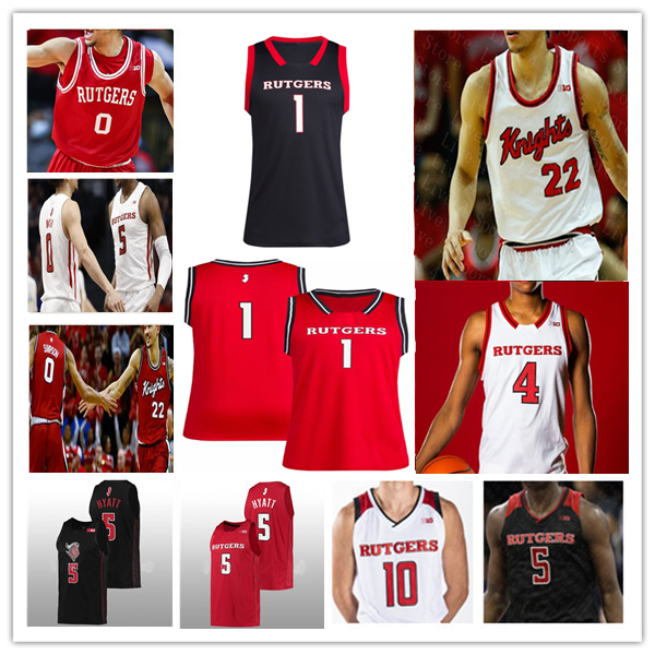 Rutgers College Basketball Jerseys Dylan Harper Ace Bailey Jeremiah Williams Lathan Sommerville Derkack Zach Martini PJ Hayes IV Emmanuel Ogbole Ron Harper Jr. 4XL