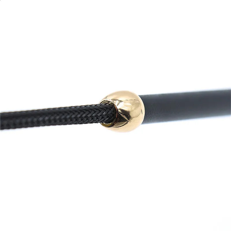 64CM leather whip with high elasticity support high-quality crop equestrian whip 241210