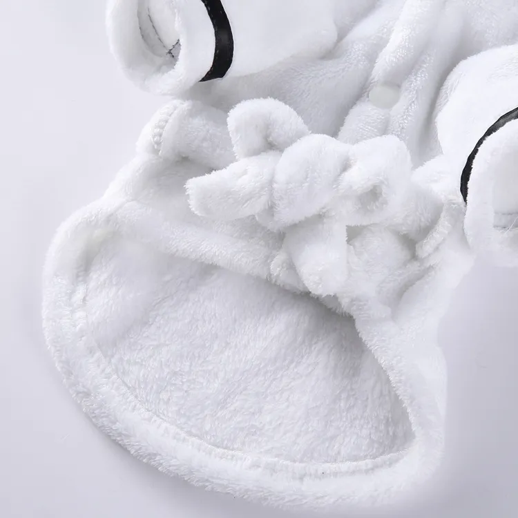 Luxury Canine Clothing Set - Tailored Embroidered Pet Nightgown and Toweling Wrap for Cats and Dogs HF38