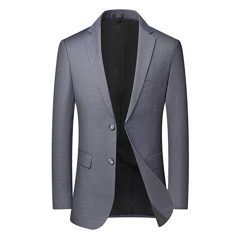 K708 Men's Slim Fit Single-Breasted Business Suit with Jacket